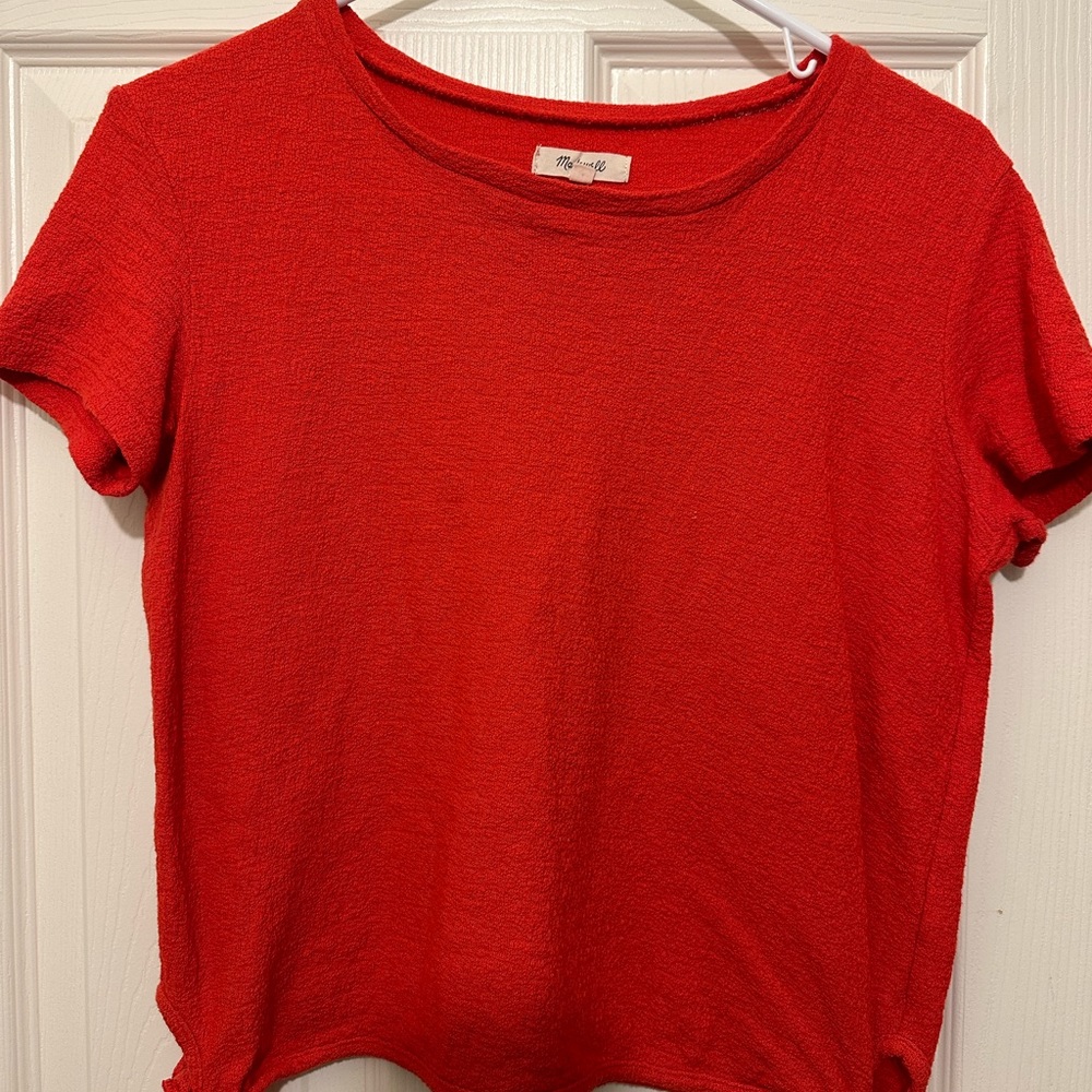 Madewell Red shirt
